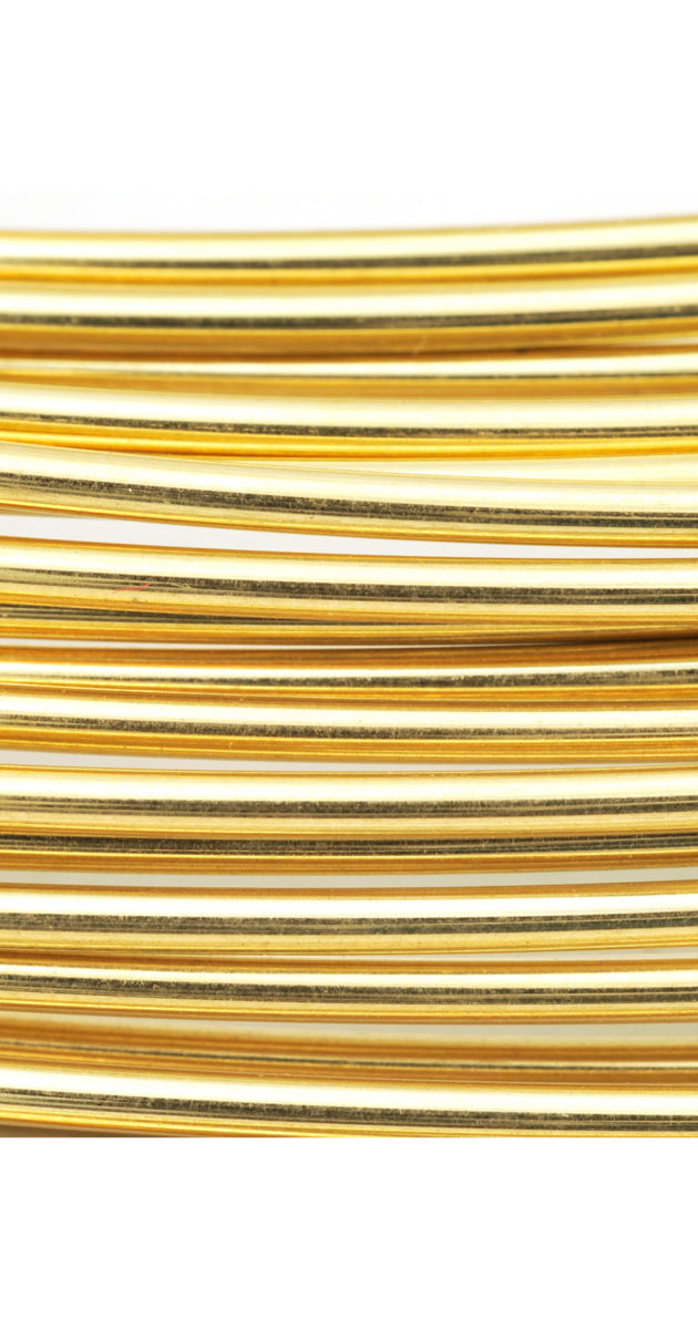 14k Gold-Fill Dead Soft Round Wire 16ga - Santa Fe Jewelers Supply
