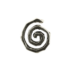 9mm Sterling Silver Open Spiral Bead