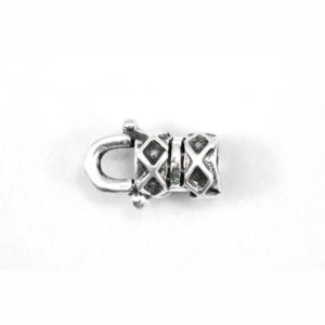 4mm Wire Wrapped Sterling Silver Crimp Style End Cap