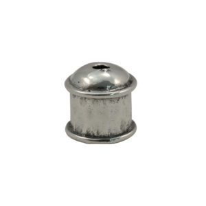 5/16" 6mm ID Collared Sterling Silver Bell Style End Cap