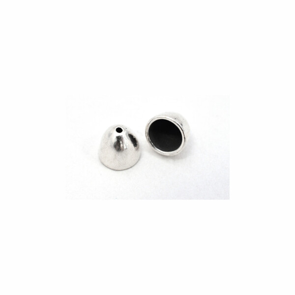 Sterling Silver Domed End Caps