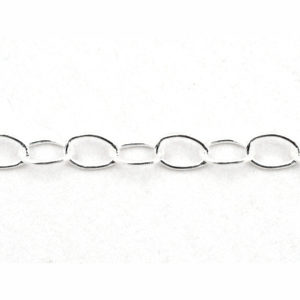 2.6 x 4.2mm Bulk Sterling Silver Oval Cable Chain