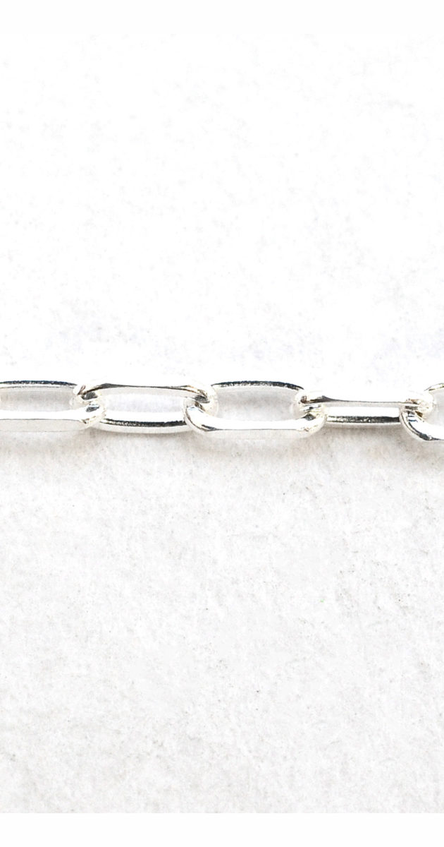 3 x 1mm Bulk Sterling Silver Diamond Cut Drawn Cable Chain - Santa