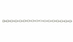 Sterling Silver Chain-Bulk Unfinished Chain-Strong Oval Cable Chain  2.8mmx3.5mm