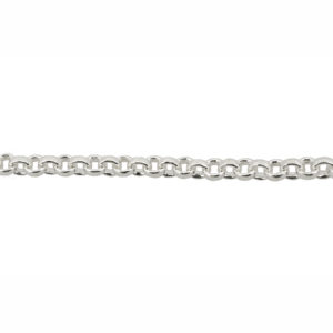 Sterling Silver Seamed Snake Chain 1.4mm, Size Various