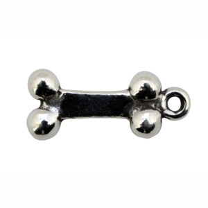 Sterling Silver Double Sided Dog Bone Charm