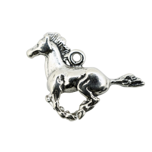 Sterling Silver Mustang Charm