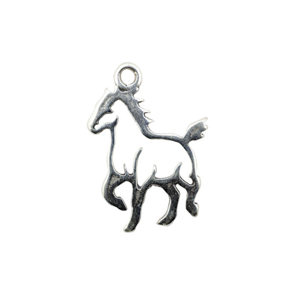Sterling Silver Galloping Horse Charm