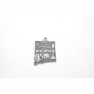 New Mexico State Sterling Silver Charm