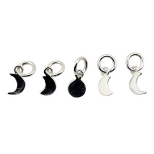 Sterling Silver Moon Phases Charm