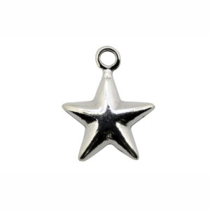 5 Pointed Star Sterling Silver Charm