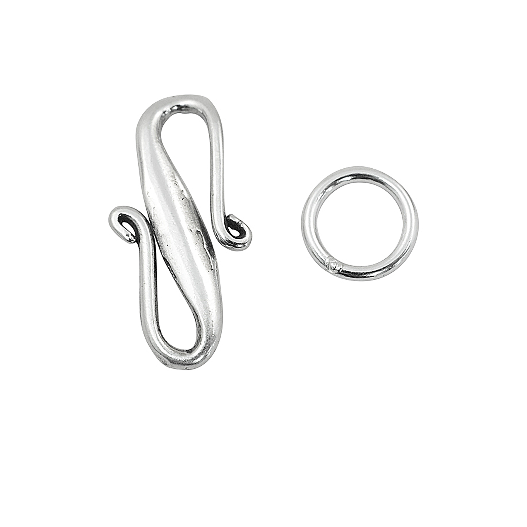 How to Solder a Sterling Silver S hook and Jump Rings (2) 