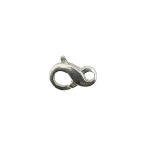 11.6mm Sterling Silver Infinity Lobster Claw Clasp