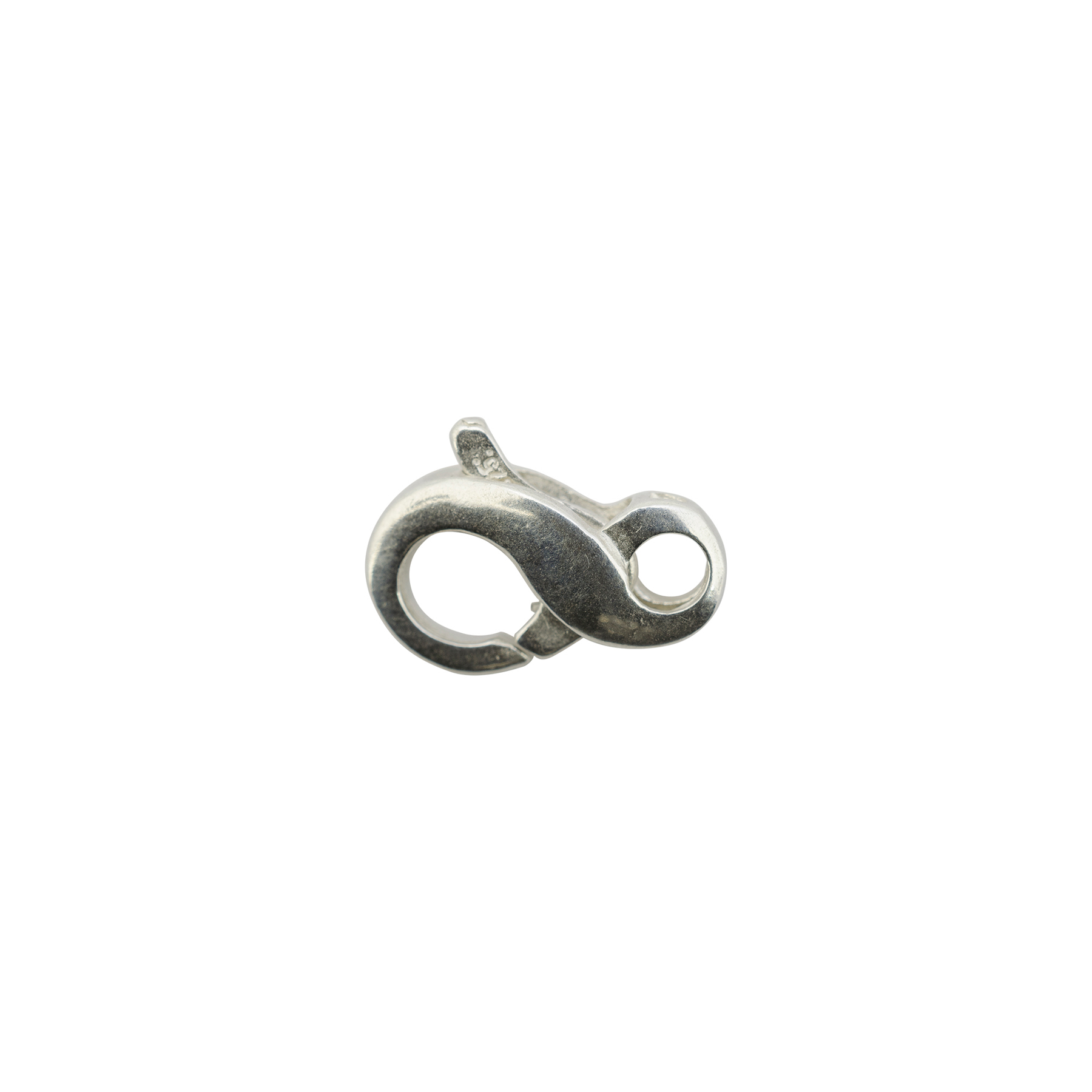 11.6mm Sterling Silver Infinity Lobster Claw Clasp - Santa Fe Jewelers ...
