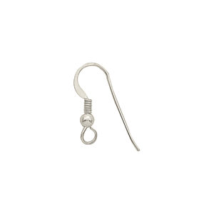 Sterling Silver French Earring Wire - Forged Flat
