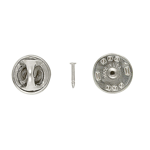 Silvertone Scatter Pin & Clutch