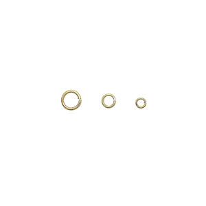 14k Gold Round Open Jump Rings