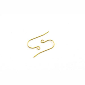 18k Gold Plated French Earring Wire