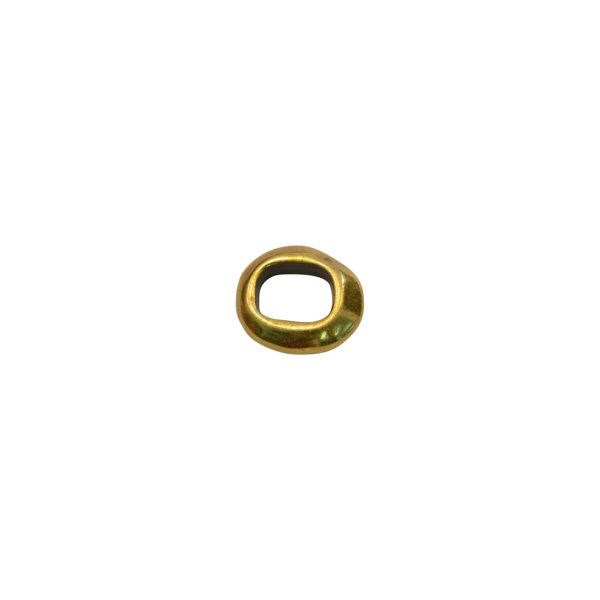 Oval Taper Goldtone Spacer Bead