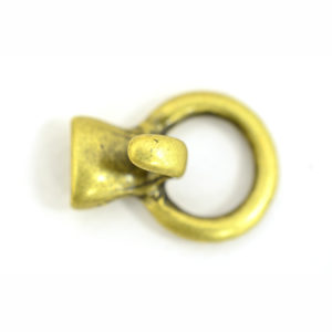 24mm Goldtone Circle Hook Clasp
