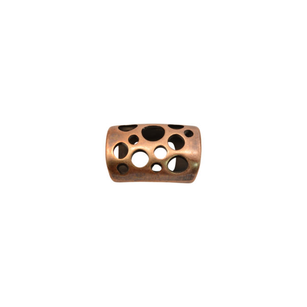 Cutout Tube Copper Spacer Beads
