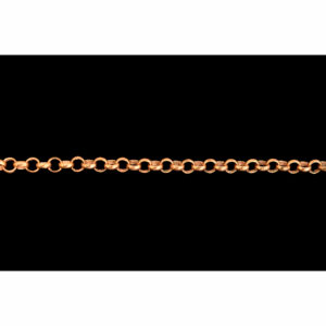 3.5mm Brite Copper Rolo Chain