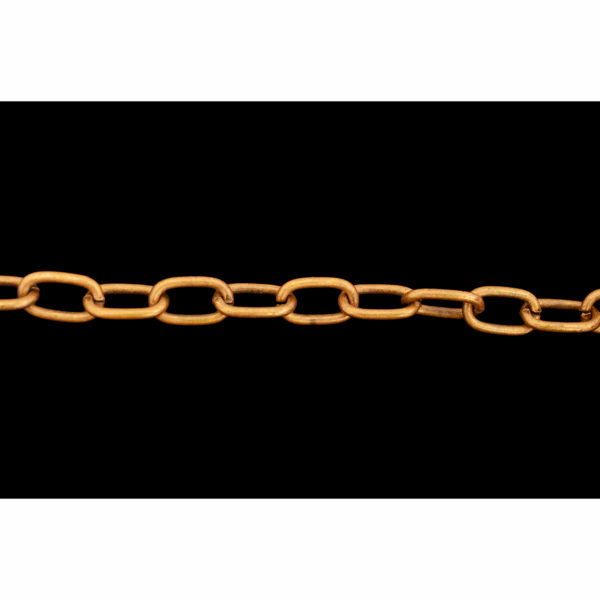 9x6mm Antiqued Copper Drawn Cable Chain