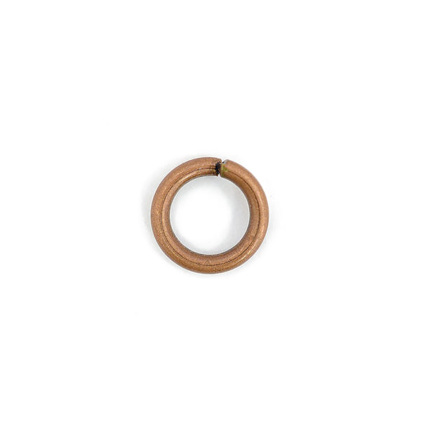 Antiqued Copper Round Open Jump Rings