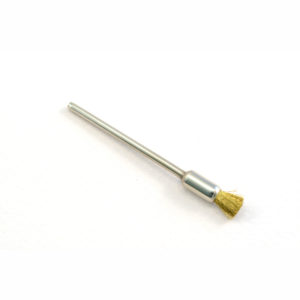 1/4" Brass Wire Mounted Crimped End Brush