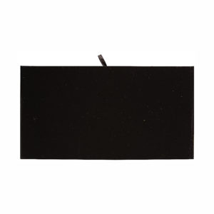 14-1/2 x 7-1/2in Black Velveteen Display Pad