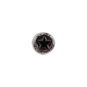 1/4" Encircled Star Symbols Stamp