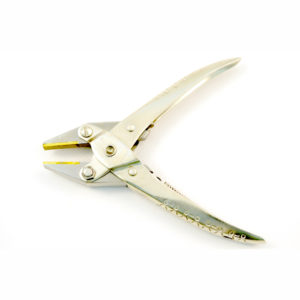 Parallel Flat Nose Plier w/Brass Jaws