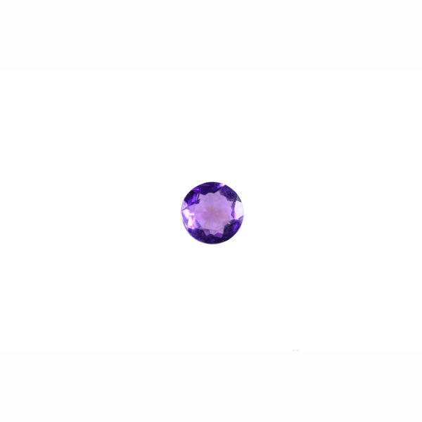 5mm Round Light Faceted Amethyst