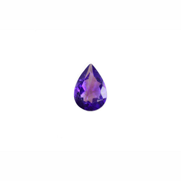 4X6mm Pear AA Faceted Amethyst