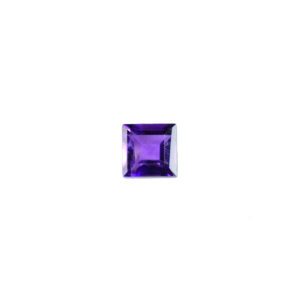 4mm Square AAA Faceted Amethyst