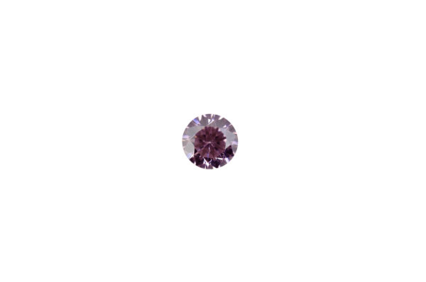 3mm Round Faceted Pink Tourmaline Color Cubic Zirconia