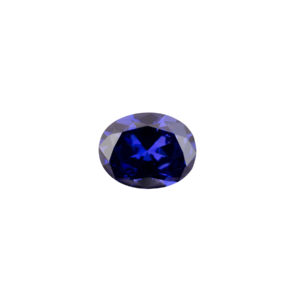 7x9mm Oval Faceted Tanzanite Color Cubic Zirconia