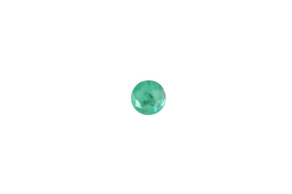 4mm Round A Faceted Emerald