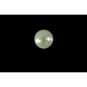 4-4.5mm 1/2 Drill Round White Fresh Water Pearl Cabochon