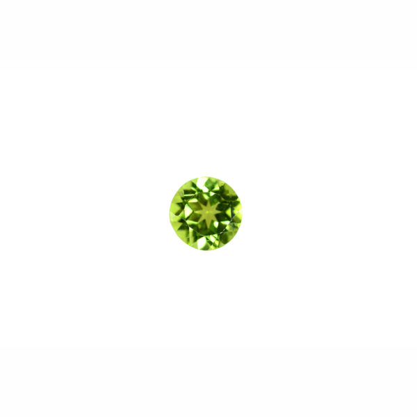 4mm Round AA Faceted Peridot