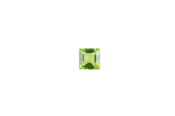 4mm Square AA Faceted Peridot