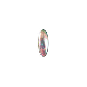 8x22mm Oval Black Mother of Pearl Cabochon