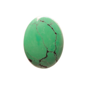 7x9mm Natural Oval Tibetan Turquoise Cabochon