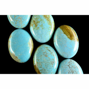 20x30mm Stabilized Oval #8 Nevada Turquoise Cabochon