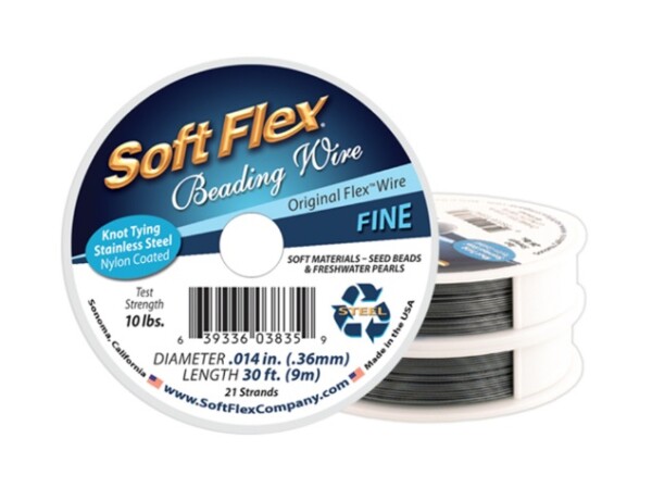 Soft Flex Beading Wire 21 Strand - Fine .014 30ft