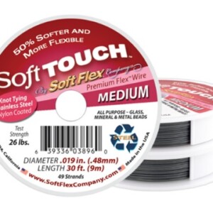 Soft Touch Beading Wire 49 Strand - Medium .019 30ft