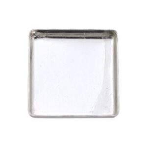 Sterling Silver Smooth Square Bezel Cups