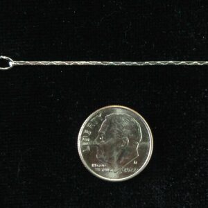 Silvertone Cobra Chain Necklace