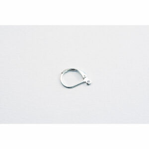 Loop Only Silver Plated Leverback Ear Clip