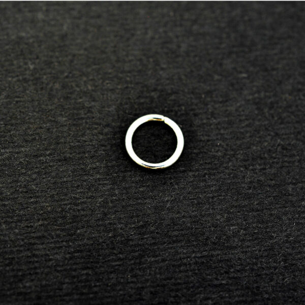 Silver Plated Round Open Jump Rings